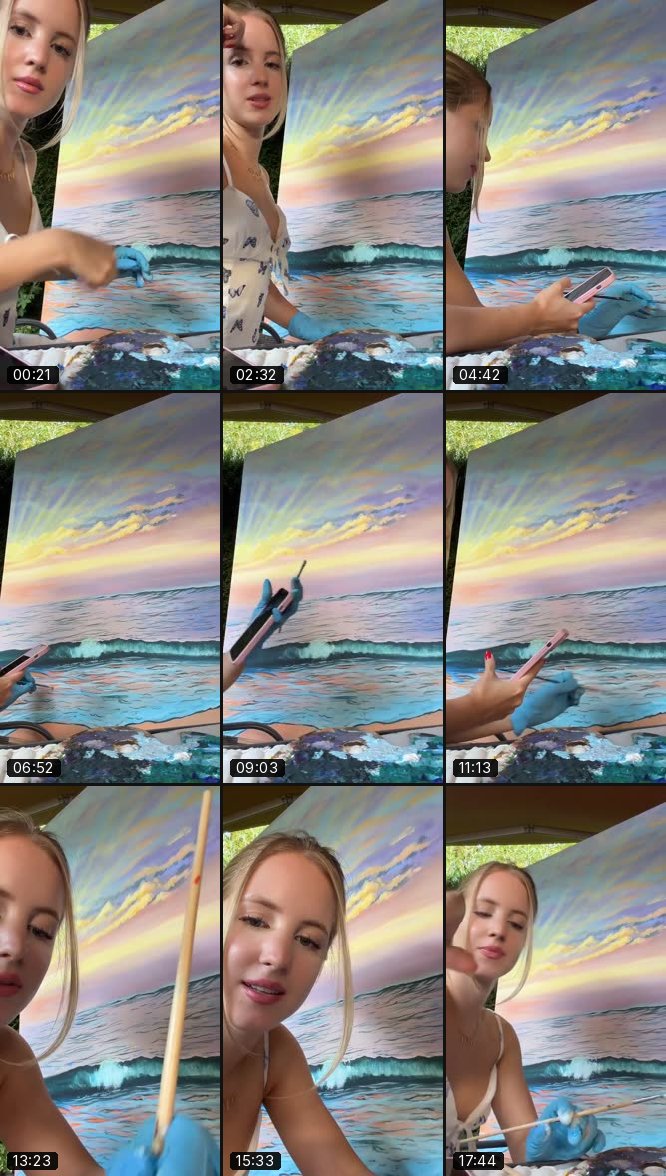 @erikasiszer_art TikTok live recording