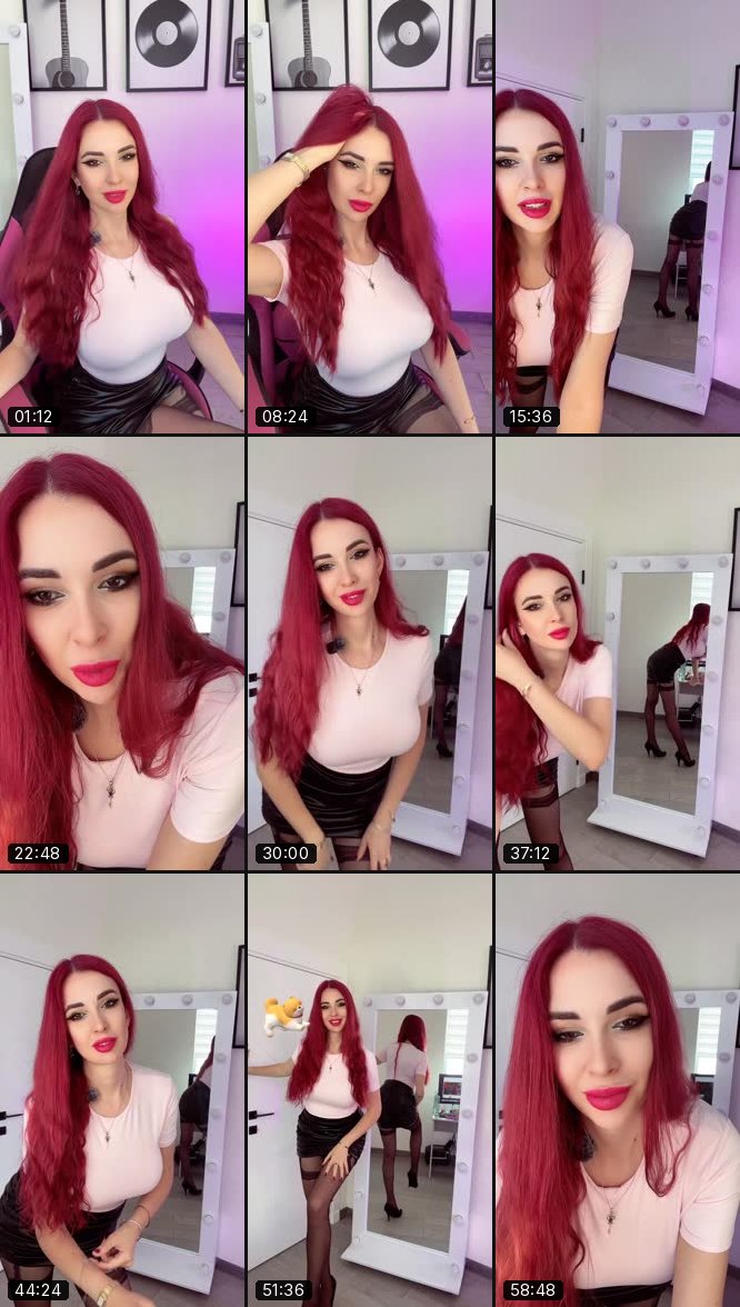 @vickyfoxi TikTok live recording