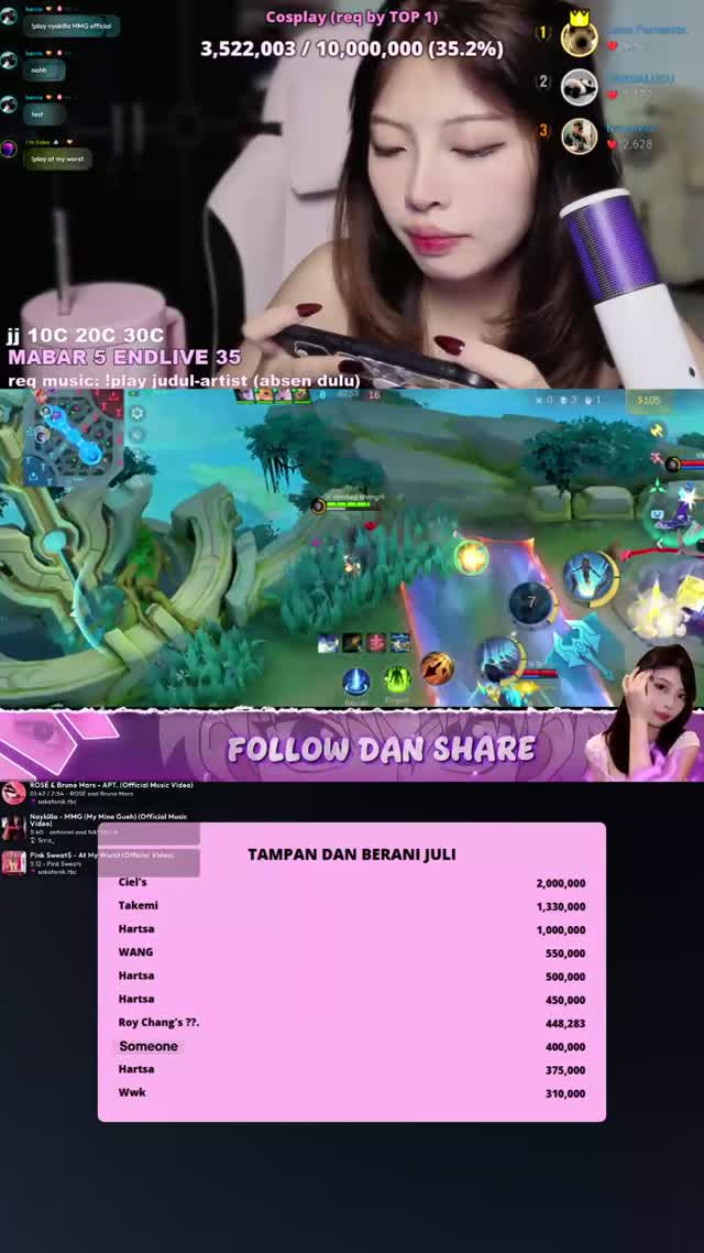 @seerapim TikTok live recording