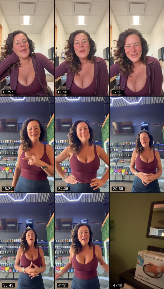 @moms_gym_life TikTok live recording