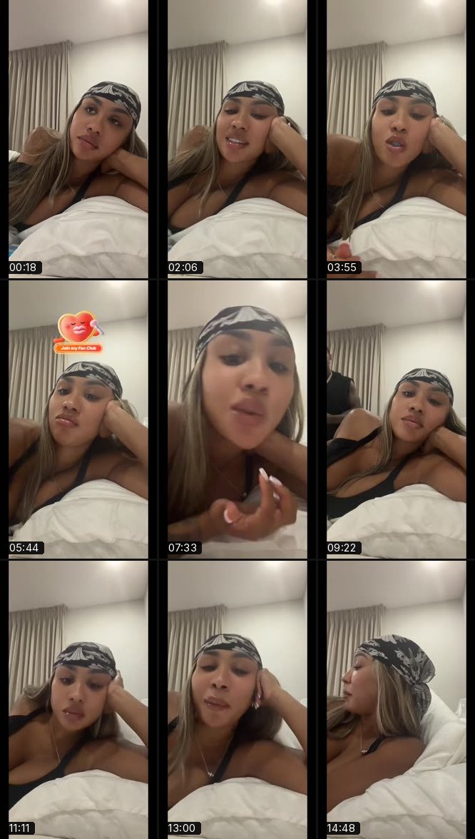@1therealkylesister TikTok live recording