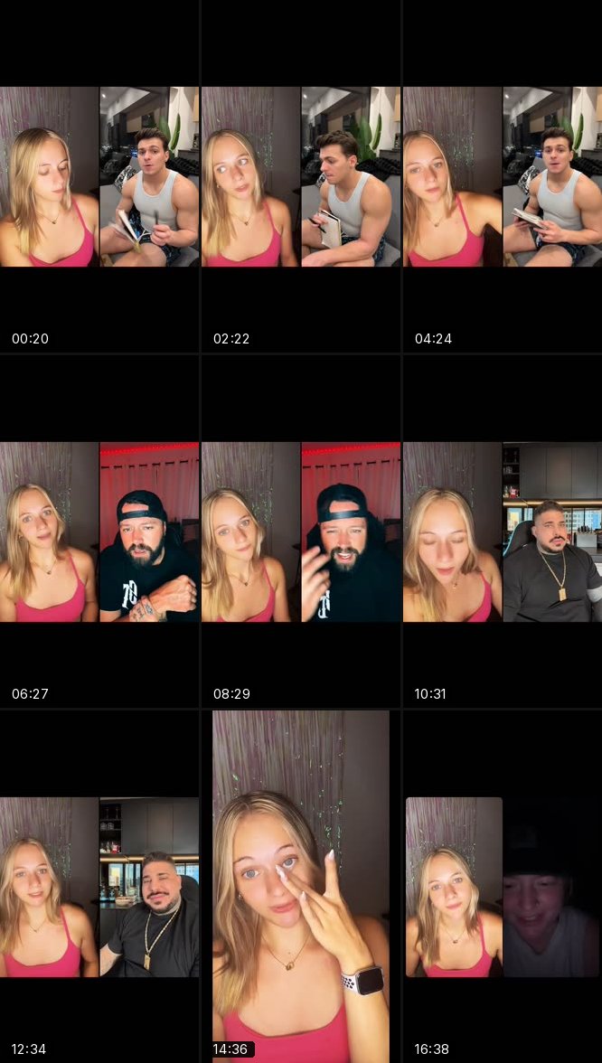 @lilyylifts0 TikTok live recording