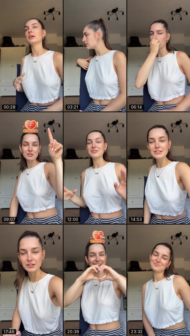 @amystevensonnn TikTok live recording
