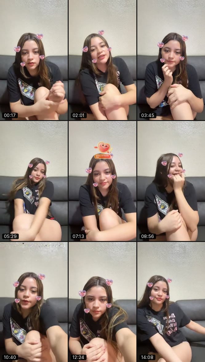 @1sofiaxoo TikTok live recording