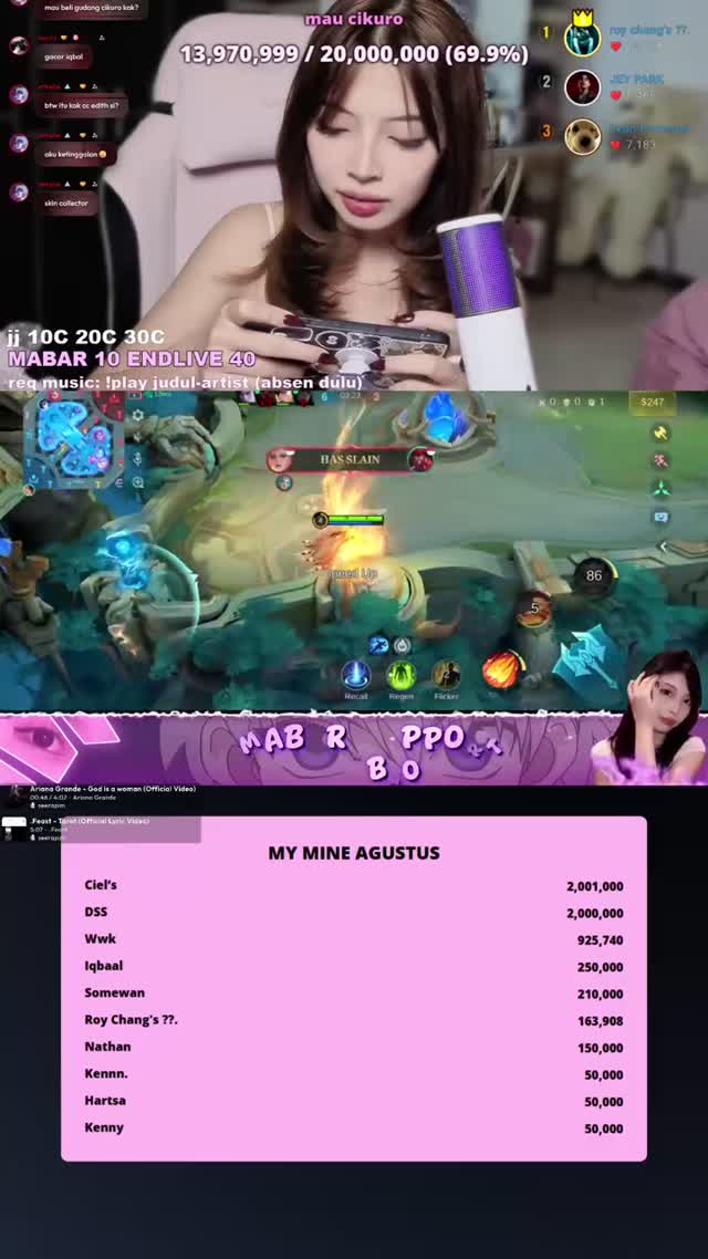 @seerapim TikTok live recording