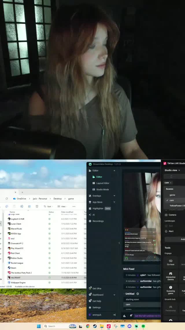 @emmyuh TikTok live recording