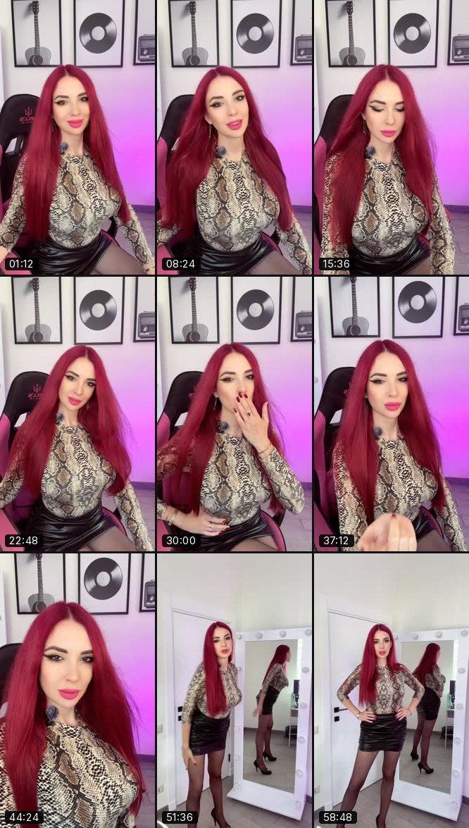 @vickyfoxi TikTok live recording