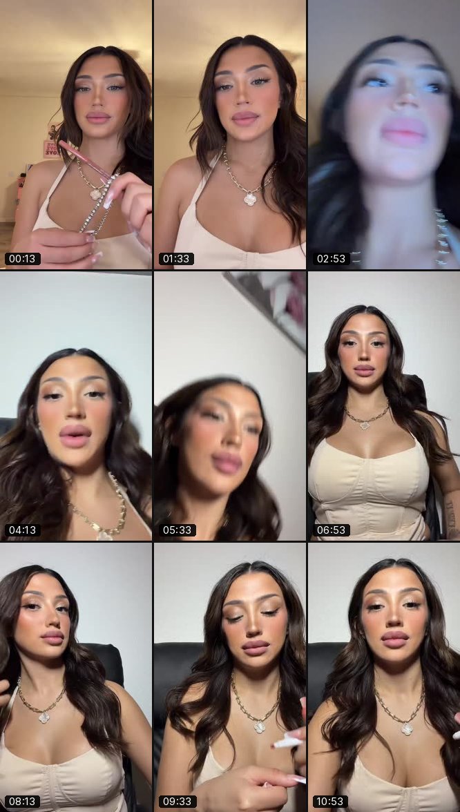 @prettygirlldom TikTok live recording