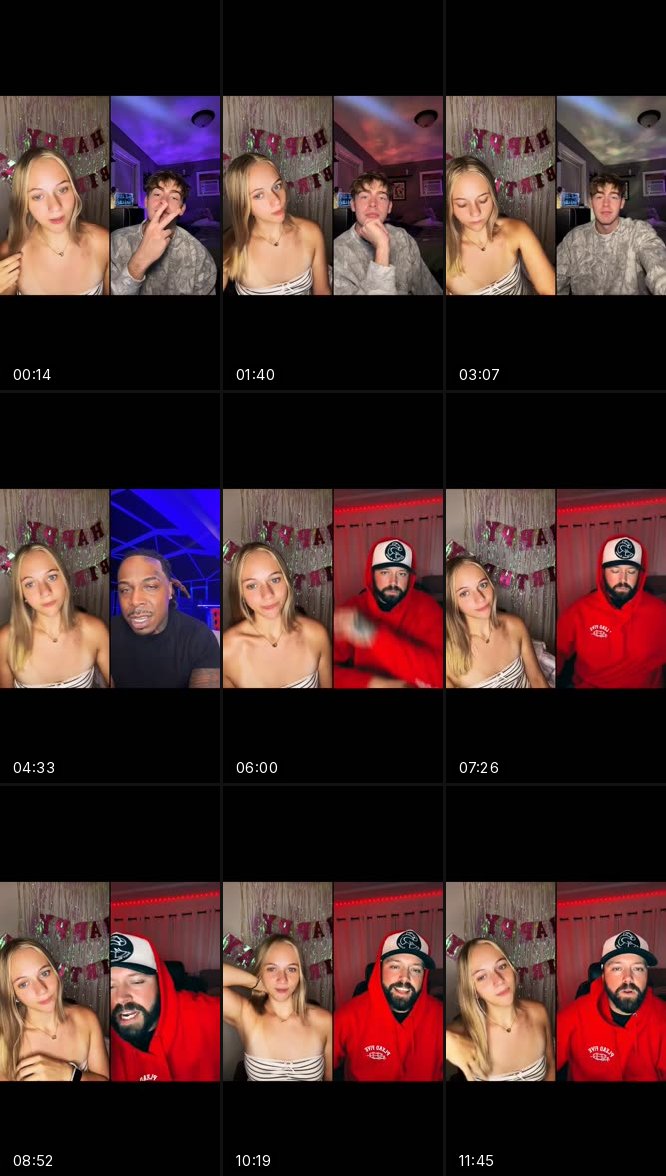 @lilyylifts0 TikTok live recording
