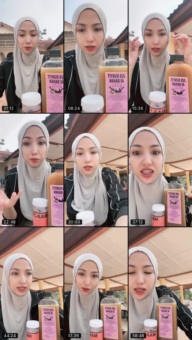 @niaismailofficial TikTok live recording
